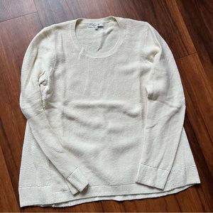 Madewell Scoopneck Cream Sweater